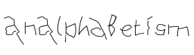 AnAlphaBetIsm Font Thumbnail