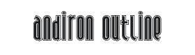 Andiron Outline Font Thumbnail