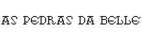 As pedras da Belle Otero Font Thumbnail
