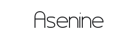 Asenine Font Thumbnail