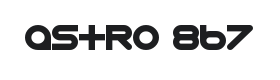 Astro 867 Font Thumbnail