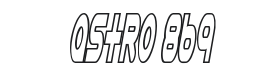 Astro 869 Font Thumbnail