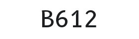 B612 Font Thumbnail
