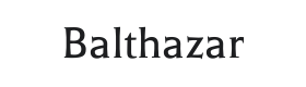 Balthazar Font Thumbnail