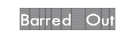 Barred Out Font Thumbnail