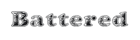Battered Cooper Font Thumbnail