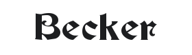 Becker Font Thumbnail