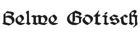 Belwe Gotisch Font Thumbnail