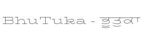 BhuTuka Expanded One Font Thumbnail