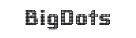 BigDots Font Thumbnail