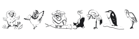 BirdsOSeven Font Thumbnail
