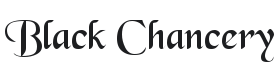 Black Chancery Font Thumbnail