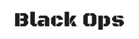 Black Ops One Font Thumbnail