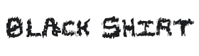 Black Shirt Slime Trail Font Thumbnail