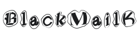 BlackMailK Font Thumbnail
