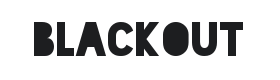 Blackout Font Thumbnail