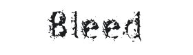 Bleed Font Thumbnail