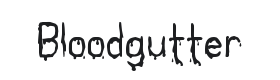 Bloodgutter 2000 Font Thumbnail