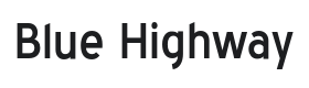 Blue Highway Font Thumbnail