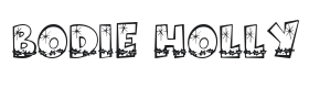 Bodie MF Holly Font Thumbnail