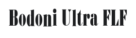 Bodoni Ultra FLF Cond Font Thumbnail