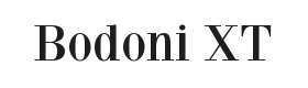 Bodoni XT Font Thumbnail