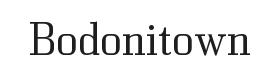 Bodonitown Font Thumbnail