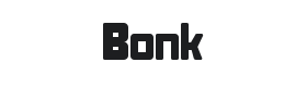 Bonk Font Thumbnail