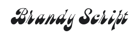 Brandy Script Font Thumbnail