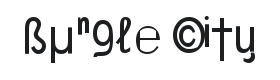 Bungle City Font Thumbnail