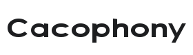 Cacophony Font Thumbnail