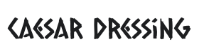 Caesar Dressing Font Thumbnail