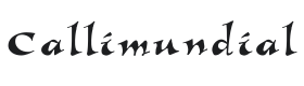 Callimundial Font Thumbnail