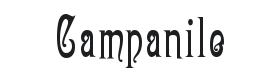 Campanile Font Thumbnail