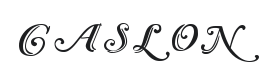 Caslon Calligraphic Initials Font Thumbnail