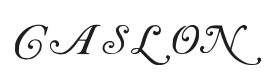 Caslon Initials Font Thumbnail