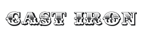 Cast Iron Font Thumbnail