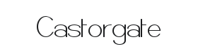 Castorgate Font Thumbnail