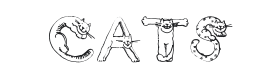 Cats Alphabet Font Thumbnail