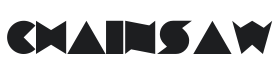 Chainsaw Geometric Font Thumbnail