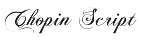 Chopin Script Font Thumbnail