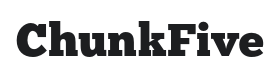 ChunkFive Font Thumbnail