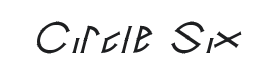 Circle Six Font Thumbnail