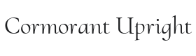 Cormorant Upright Font Thumbnail