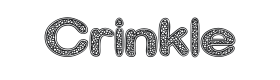 Crinkle Cut Glass Font Thumbnail
