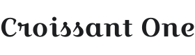 Croissant One Font Thumbnail