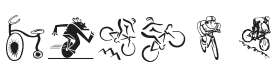 Cycling Font Thumbnail