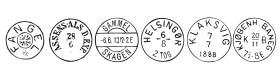 Danish Postal Markings Font Thumbnail