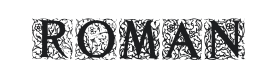Decorated Roman Initials Font Thumbnail