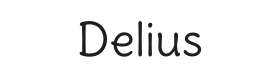 Delius Font Thumbnail